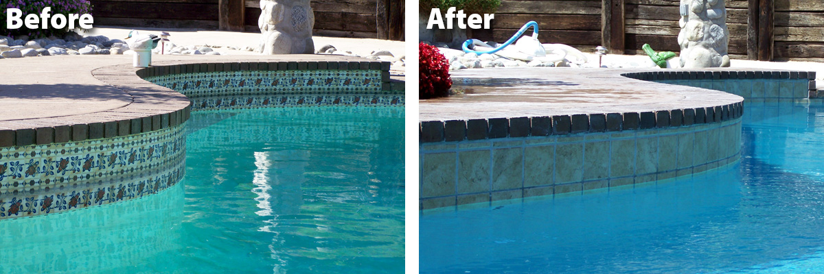 Swimming Pool Remode Before & After